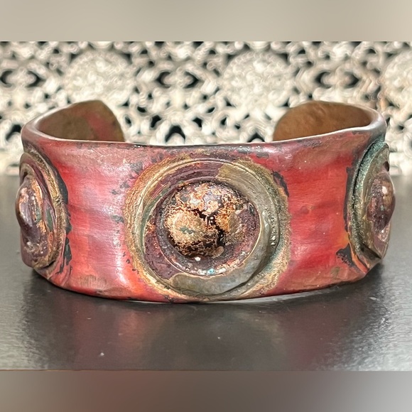 Artisan Jewelry - Artisan Copper and Mixed Metals Cuff Bracelet